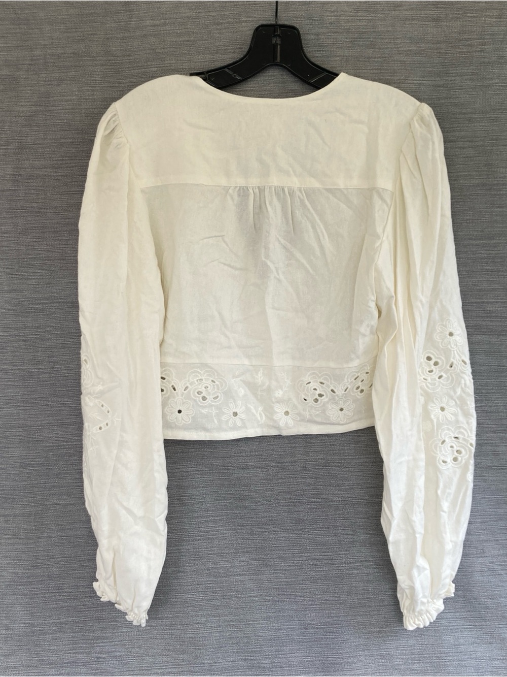 House of Harlow linen top cream - Picture 3 of 8
